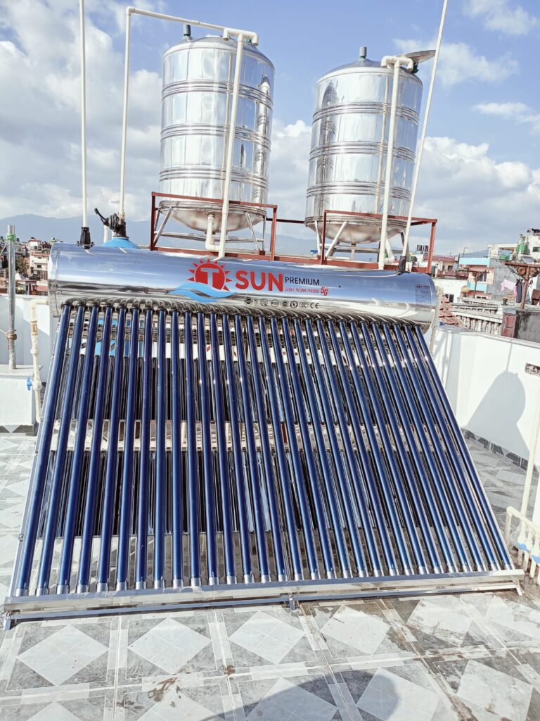 tsun solar water heater - mps