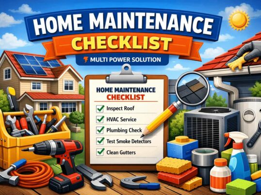 home maintenance checklist